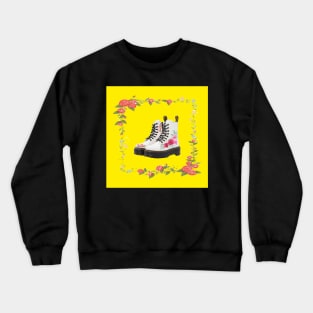 Floral Boots Crewneck Sweatshirt